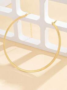 1pc Metal Vintage Coin Design Necklace, Simple & Fashionable Choker For Casual, Daily, Holiday Wear For Women, Suitable As Gift For Friends & Date - Collar - View 11