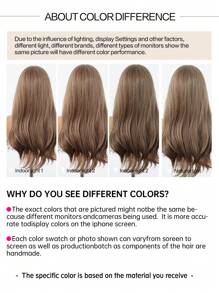 Red Highlight Butterfly Haircut Curly 22 Inch Hair Wigs For Women Girls Synthetic Wavy Hair Replacement Wigs Music Festival For Women To Achieve A Cute Look Easily Wear Halloween - Red Highlight - View 8