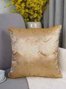 Vỏ gối trang trí màu vàng, trang trí ghế sofa bằng lụa giả Jacquard - Vàng - Xem 8