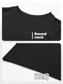 YEIFIN Conjunto de chándal de camiseta de cuello redondo y leggings de cintura alta para mujer de 2/4 unidades, camiseta deportiva cómoda y pantalones ajustados para hacer yoga en el gimnasio, ropa deportiva de verano para mujer para la vuelta al cole, chándales para mujer, estilo primavera y verano para chica del centro
