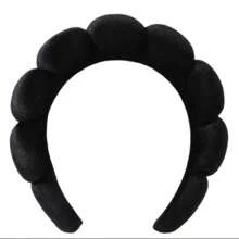 1 pieza Banda para el cabello de mujer de primera calidad hecha a mano con estampado de leopardo y unicolor, diadema, aro para el cabello