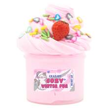 1 Peça/5 Peças Kit de Slime Fofo com Encantos de Leão e Baleia, Massa de Modelar Cheirosa, Não Pegajosa e Esticável DIY para Crianças, Brinquedos Sensoriais, Lembrancinhas de Festa, Prêmios para Crianças