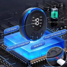 Nuevo parche de masaje con pantalla LCD, masajeador de cuello EMS, dispositivo de masaje eléctrico para cuello y espalda, estimulador muscular de pulso de 8 modos, portátil, capacidad de batería: 150mAh