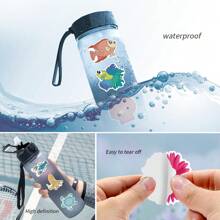52PCS Marine Life Stickers Vinyl Stickers Scrapbook, Journaling, Laptop, Bumper, Skateboard, Water Bottles, Computer, Phone, Cartoon, Hard Hat, Car Stickers