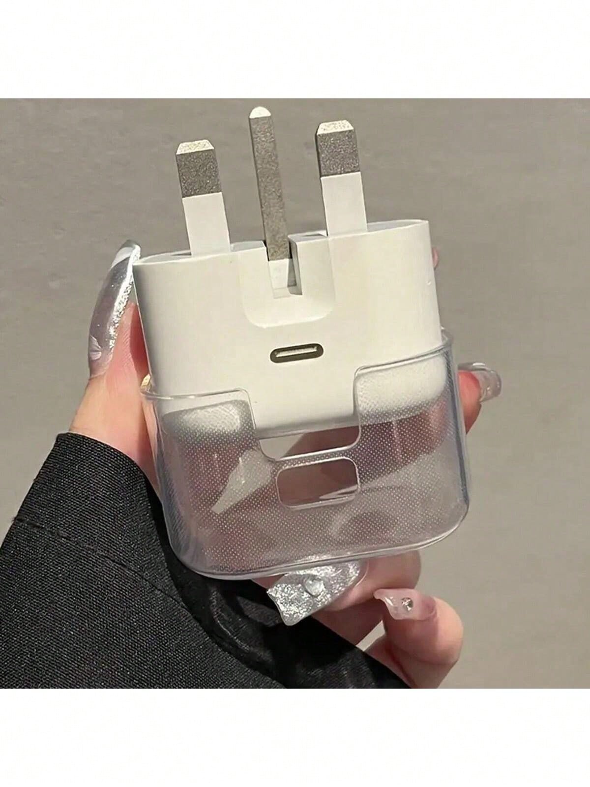 طقم 3 أكمام واقية لكابل شاحن آيفون بتصميم زهور بنف...