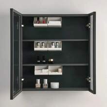 Estante de almacenamiento montado en la pared, gabinete, caja de almacenamiento de cosméticos, lápiz labial, estante de almacenamiento de joyas, soporte de maquillaje, organizador de baño