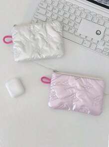 Fashionable Portable Cosmetic Bag Multifunctional Storage Bag Earphones Storage Bag Perfect For Daily Use Of Lipstick Make-Up Tools Skincare Products Sanitary Napkins Coins And Small Items Suitable For Back To School Travel Essentials Holiday Essentials Holiday Travel Bag Travel Accessories - Multicolor - View 10