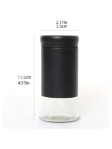 2 piezas Salero/Molinillo de pimienta de gran capacidad para la cocina - Multicolor - Ver 3