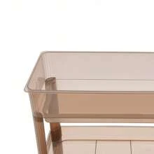 SanBouSi Isola e carrelli per lo stoccaggio - Moka Marrone - Visualizzare 5