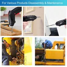 3.6V Electric Screwdriver For Home Maintenance And Repair 1800mAh Lithium Battery Mini Home Drill Cordless Screwdriver Tools - Black - View 4