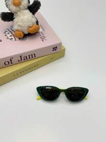 1 Pair Cat Eye Style Fashion Glasses For Children, Daily Decor & - Multicolor - View 11