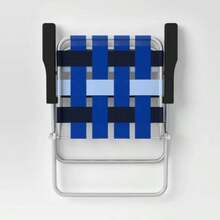 Webstrap Folding Patio Chair - Room Essentials™ - Màu xanh lam - Xem 5