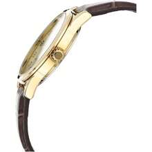 Casio Casio Men MTPV001GL-9B Stainless Steel Genuine Leather Strap Gold Dial Quartz Movement Buckle Clasp Analog 38mm Round Watch