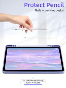 Carcasa transparente de acrílico con patrón de mármol y ranura para bolígrafo, compatible con Redmi Se 11, Redmi 10.61 y 6/6Pro. Placa plana que protege contra arañazos y un protector de color.