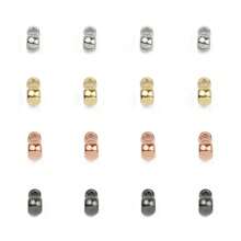 100 pièces Grandes perles d'espacement en plastique CCB avec boucle simple, accessoires de fabrication de bijoux DIY pour bracelets et colliers
