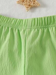 2pcs/Set Young Boy Summer New Short Sleeve T-Shirt And Shorts Casual Two Pieces Set