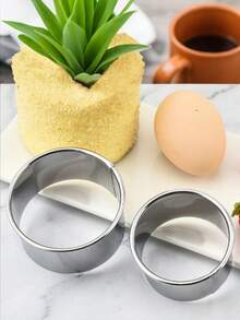 Juego de 6 piezas/Set de cortadores de masa para galletas y pastelería, moldes de galletas de acero inoxidable, moldes de fondant, fabricantes de galletas, accesorios de repostería redondos, herramientas de repostería navideña de acero inoxidable, cortadores de galletas, moldes de galletas para el Día de San Valentín, adecuados para cocina, restaurante, hogar, fiesta de cumpleaños, Navidad, fiesta