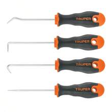Set Of 4 Multipurpose Tips And Hooks, Truper - Black - View 4