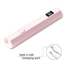 NEW Convenient Handheld Nail Dryer Lamp UV/LED Nail Curing All Gel Polish Nail Art Tool USB Rechargeabl Quick Dry Nail Lamp