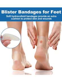 4/5/12/20Pcs Gel Guard Heel Pads,Blister Prevention Cushioned Patch, For Foot Toe Heel Blister Recovery And Prevention Guard Skin Rubbing