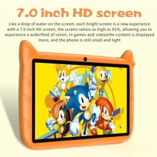 NetHong Kid Tablet 2GB RAM, 32GB ROM, 1TB Expandable 2000mAh Battery Dual Camera 5G WiF - Orange - View 7