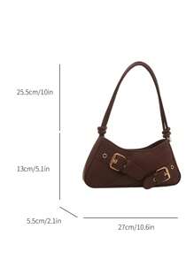 Bolso de hombro de dama de diseño minimalista y moderno, con acabado de alta gama ideal para el uso diario