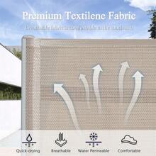 Set de 2 sillas de Chaise Lounge para exteriores con ruedas, sillas de Chaise Lounge para exterior con 5 posiciones ajustables, sillas de Chaise Lounge para piscina, patio, playa, jardín y terraza, de color Caqui