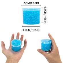 1 pieza Juego de regalo de slime con aroma a arándano crujiente y forma de cola de sirena, super suave y no pegajoso, perfecto para cumpleaños, regalos de fiestas, juguete de slime para niños