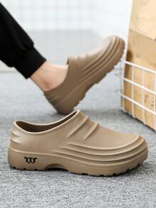 Waterproof, Anti-Slip, Oil-Resistant Chef Shoes For Men - Khaki - View 3