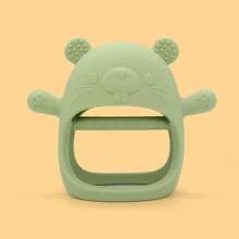 1pc Silicone Baby Teether, Teething Toy - Non-Dropping, Perfect Gift For Newborns For Easter, Thanksgiving, Christmas