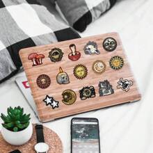 50pcs Endless Mysterious Celestial Sticker PVC Material, Suitable For A Variety Of Surfaces, Such As Laptops, Mobile Phones, Water Bottles And So On. High Adhesive Stickers Do Not Come Off Easily