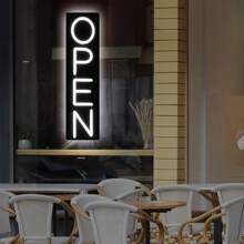 Open Neon Signs, Neon Open Signs For Wall Decor, USB Powered Bright Open Led Signs For Business Coffee Shop Drink Store Bar Bakery Door Hotel Window,