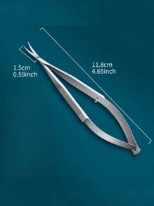 Nożyczki do skórek, wysokiej jakości rosyjskie cążki do skórek z przodu ze stali nierdzewnej, bardzo cienkie, zakrzywione nożyczki do brwi, profesjonalne, ultraostre, precyzyjne, spiczaste nożyczki do przycinania skórek, ergonomiczny kształt antypoślizgowy, ostre, spiczaste, cienkie ostrze do pielęgnacji skórek, do paznokci, rzęs, brwi, suchej skóry - nożyczki do manicure, mikronożyczki, prezenty dla rodziny, przyjaciół, ukochanych, na powrót do szkoły, Halloween, Boże Narodzenie
