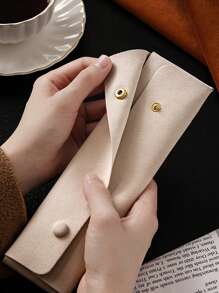 1 Stück kompakter Reise-Schmuckorganizer, tragbarer Schmuckkoffer aus Leder für Frauen, Mini-Schmuckbox für Ohrringe/Ringe/Halsketten/Armbänder, multifunktionale Schmuckaufbewahrungstasche mit Reißverschluss - perfekt für Zuhause, Reisen, Schulanfang, Brautjungferngeschenke, Muttertag, Geburtstag und Feiertagsartikel