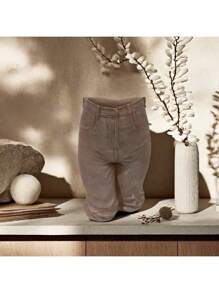 1 pieza Jarrón de decoración del hogar minimalista nórdica, de resina con estilo vaquero creativo para sala de estar, pasillo, estudio, exhibición de flores