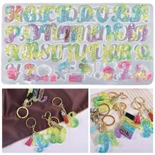 26 Letters A-Z Resin Silicone Mold Heart-Shaped Star Shaped Cat Paw Handmade Accessories DIY Pendant Necklace Earrings