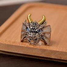 Offener Ring mit 3D Katzenkopf Gravur, minimalistischer Stil