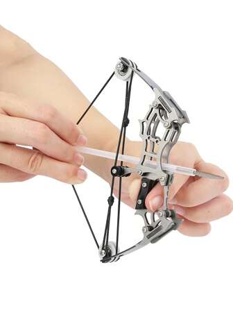 1 套迷你复合弓，适合青少年、成人和青年，口袋射箭狩猎弓，用于射击目标、狩猎游戏作为礼物，用于日常娱乐和缓解压力，释放您的射击天赋