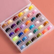 25 piezas de hilos bordados, adecuados para costura a mano, bordado de punto de cruz y proyectos DIY, kit de costura multiusos que satisface todas sus necesidades creativas (color aleatorio) - Multicolor - Ver 11