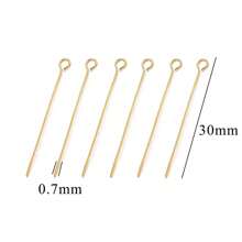 20pcs Stainless Steel Nine-Figure Needle, About 20-70MM Long, Flexible Eye Needle, For DIY Bracelets, Necklaces, Earrings, Hairpins, Jewelry, Handmade Material Accessories
