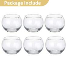 Juego de 6/12 portavelas para velas votivas surtidas de cristal con efecto de mercurio, decoración de mesa para bodas y fiestas de cumpleaños en el hogar