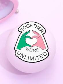 1PC Movie Enamel Pin Together Brooch Pines Lapel Pins Badge On Backpack Clothing Accessories Funny Jewelry Friends Gifts