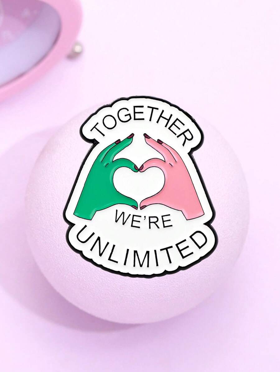 1PC Movie Enamel Pin Together Brooch Pines Lapel Pins Badge On Backpack Clothing Accessories Funny Jewelry Friends Gifts