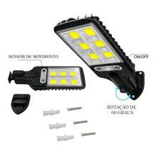 1pce Solar Light Reflector 100w Led With Automatic Sensor - 黑色 - 查看 7