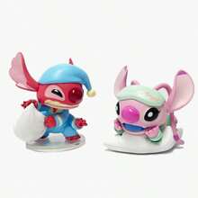 Miniso Disney Stitch Pillow Fight Blind Box, Cartoon Shape 3D Carving, PVC Material Exquisite Workmanship, Office Desktop Decoration Collection Goodie,Great Gift (1 PC Random Delivery) - Multicolor - View 6