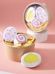 3 đôi tất nữ, hộp đựng salad bento, hộp đựng trứng bento Hobo, tất quà tặng thời trang và sáng tạo, tất vui nhộn cho tiệc ngày lễ, phù hợp cho mùa thu và mùa đông tất trường học Y2K, tất lười làm quà tặng Giáng sinh, tất nghệ thuật, tất dài đến giữa bắp chân vui nhộn phù hợp cho nam và nữ mặc trong những dịp lễ hội - Nhiều màu - Xem 15