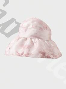 1 件女士纯色太阳帽，休闲波西米亚复古宫廷风格，适合派对、街头、薄纱花帽，适合日常外出、沙滩旅行、透气防晒、时尚渔夫帽 - A - 查看 6