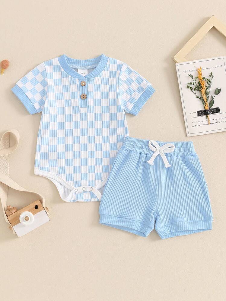 Newborn Baby Sets - 天藍色 - 查看 4