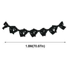 Bowknot Ribbon Garland Flags Princess Room Wall Hanging Banner For Birthday Wedding Party Decoration - Multicolor - View 2