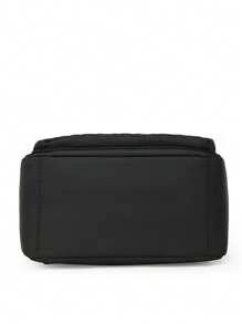 New Fashion Nylon Backpack For Girls, Travel Bag [Zipper Direction & Strap Style Randomly Selected] - Black - View 6